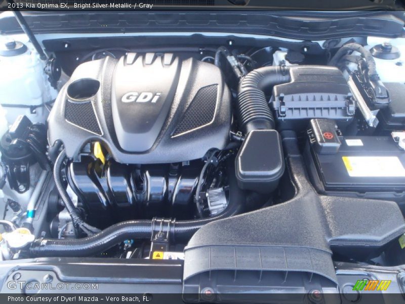 Bright Silver Metallic / Gray 2013 Kia Optima EX