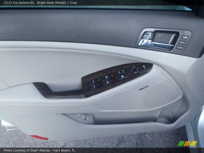 Bright Silver Metallic / Gray 2013 Kia Optima EX