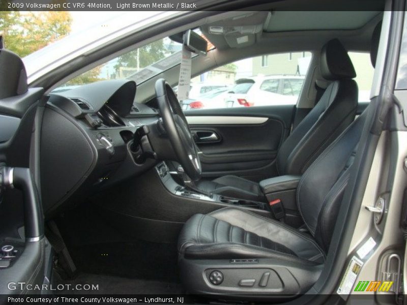 Light Brown Metallic / Black 2009 Volkswagen CC VR6 4Motion