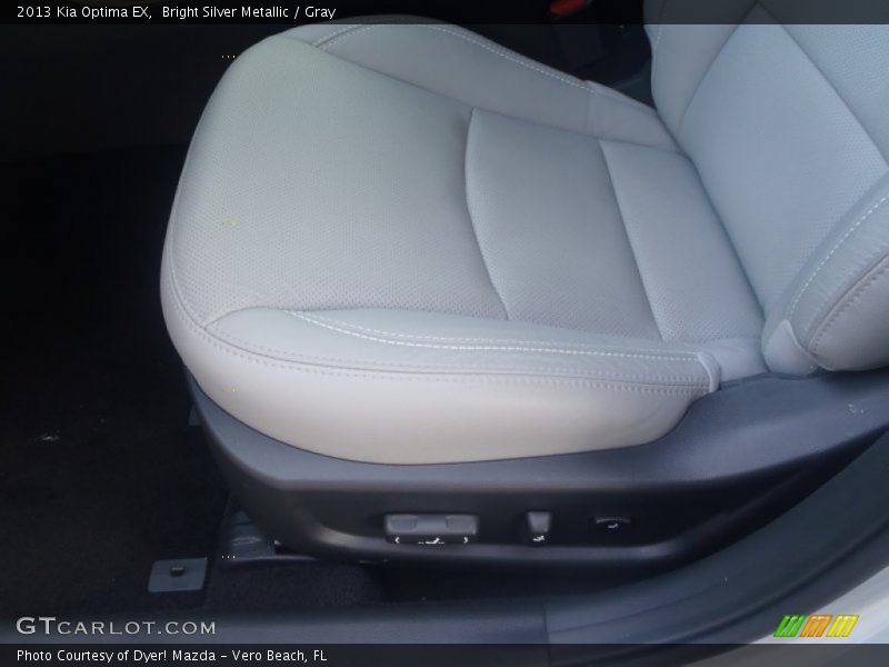 Bright Silver Metallic / Gray 2013 Kia Optima EX