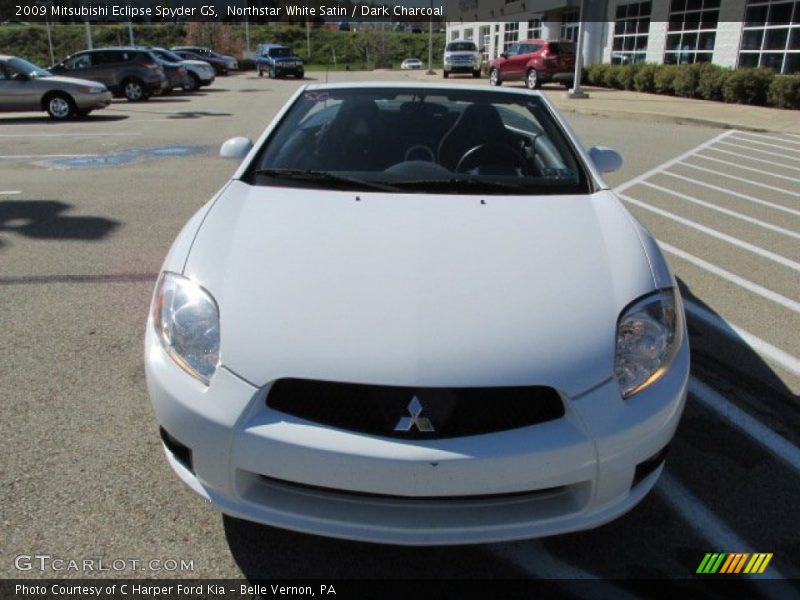 Northstar White Satin / Dark Charcoal 2009 Mitsubishi Eclipse Spyder GS