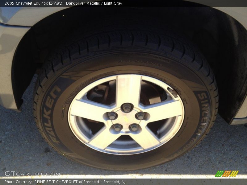Dark Silver Metallic / Light Gray 2005 Chevrolet Equinox LS AWD