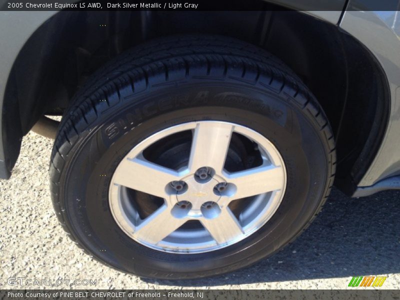 Dark Silver Metallic / Light Gray 2005 Chevrolet Equinox LS AWD