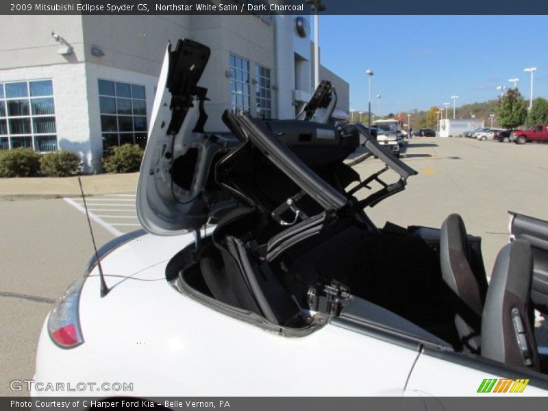 Northstar White Satin / Dark Charcoal 2009 Mitsubishi Eclipse Spyder GS