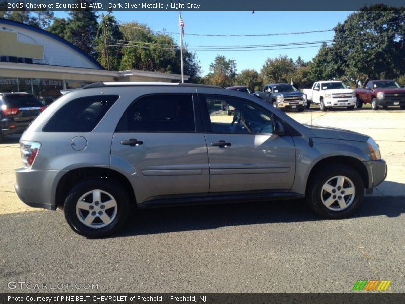 Dark Silver Metallic / Light Gray 2005 Chevrolet Equinox LS AWD