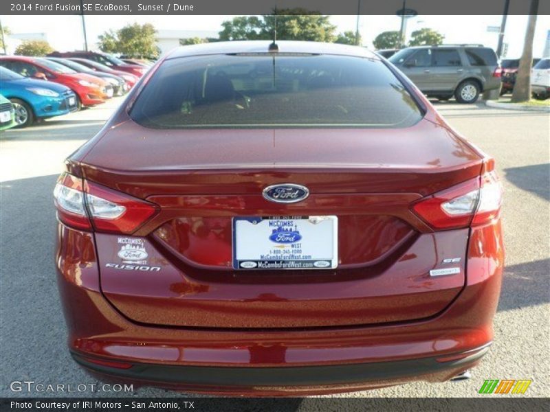 Sunset / Dune 2014 Ford Fusion SE EcoBoost
