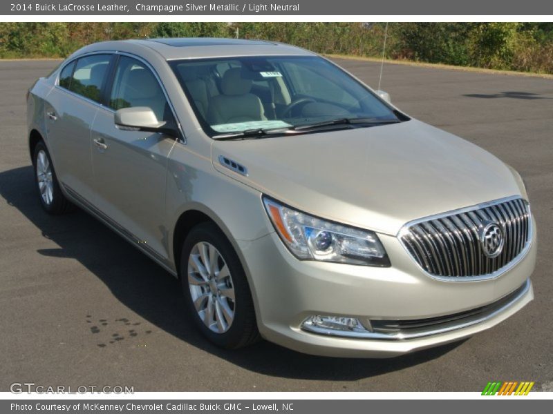 Champagne Silver Metallic / Light Neutral 2014 Buick LaCrosse Leather