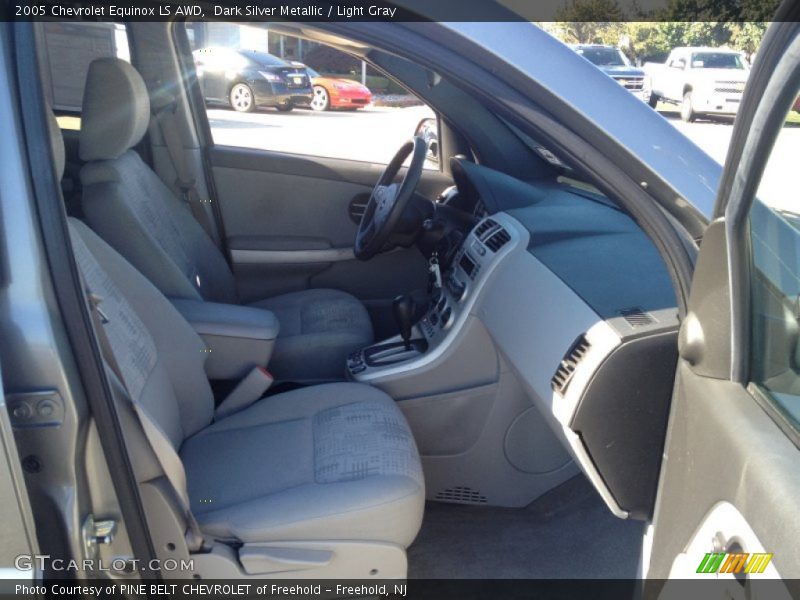 Dark Silver Metallic / Light Gray 2005 Chevrolet Equinox LS AWD