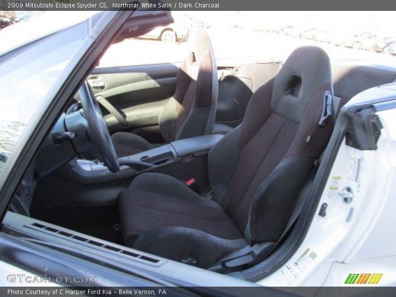 Northstar White Satin / Dark Charcoal 2009 Mitsubishi Eclipse Spyder GS