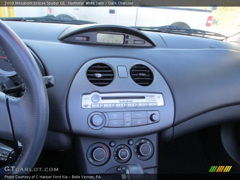 Northstar White Satin / Dark Charcoal 2009 Mitsubishi Eclipse Spyder GS