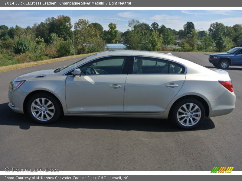 Champagne Silver Metallic / Light Neutral 2014 Buick LaCrosse Leather