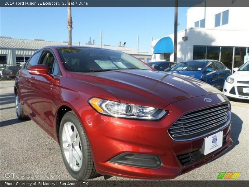Sunset / Dune 2014 Ford Fusion SE EcoBoost