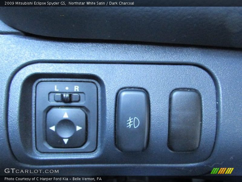 Northstar White Satin / Dark Charcoal 2009 Mitsubishi Eclipse Spyder GS