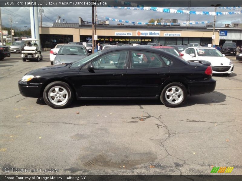 Black / Medium/Dark Pebble Beige 2006 Ford Taurus SE