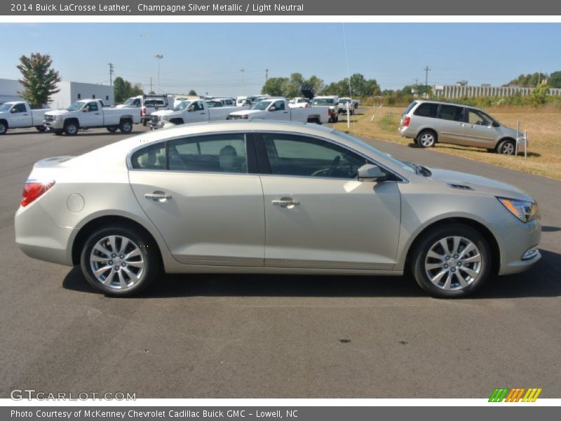  2014 LaCrosse Leather Champagne Silver Metallic