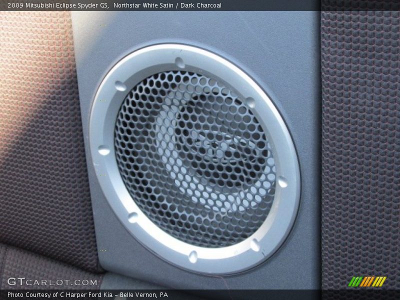 Northstar White Satin / Dark Charcoal 2009 Mitsubishi Eclipse Spyder GS