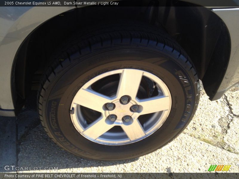 Dark Silver Metallic / Light Gray 2005 Chevrolet Equinox LS AWD