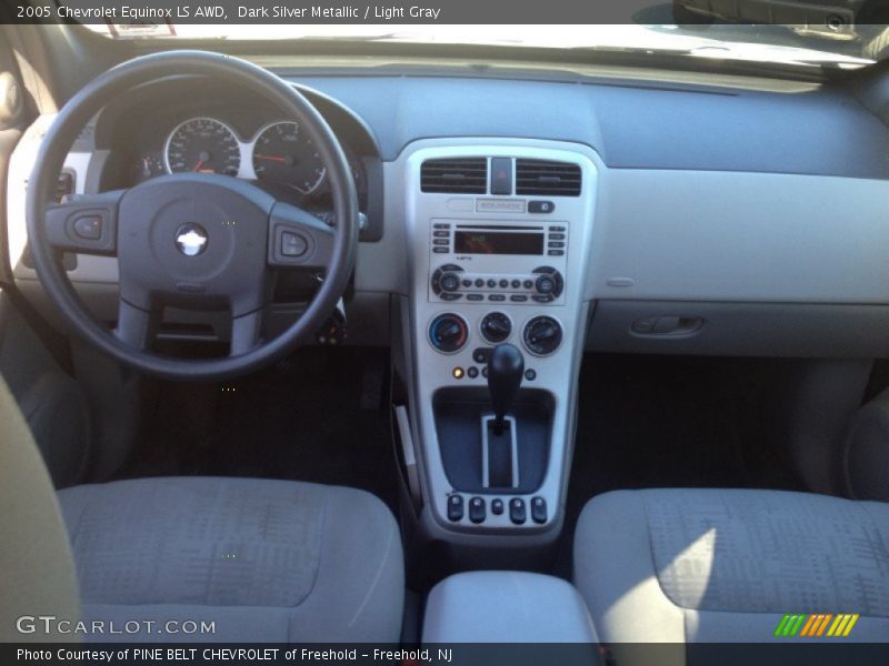 Dark Silver Metallic / Light Gray 2005 Chevrolet Equinox LS AWD