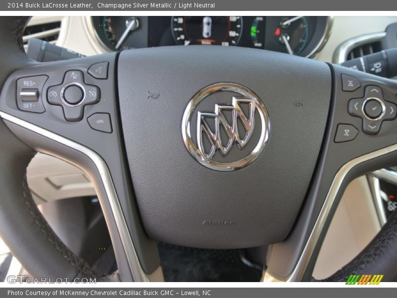 Champagne Silver Metallic / Light Neutral 2014 Buick LaCrosse Leather