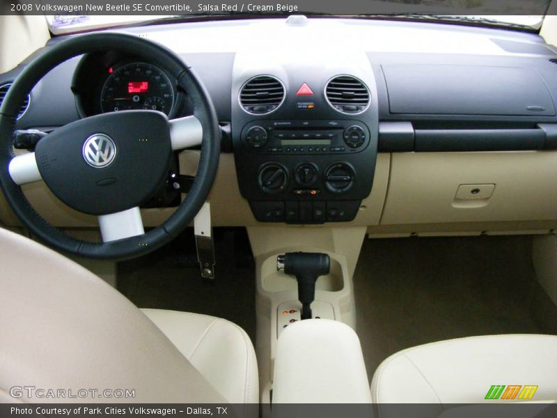 Salsa Red / Cream Beige 2008 Volkswagen New Beetle SE Convertible