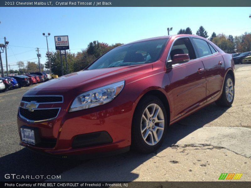 Crystal Red Tintcoat / Jet Black 2013 Chevrolet Malibu LT