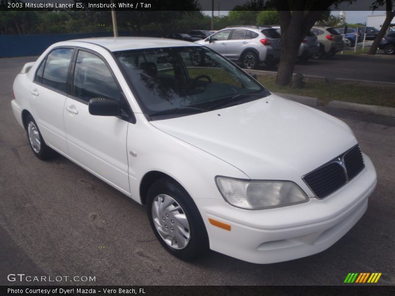 Front 3/4 View of 2003 Lancer ES