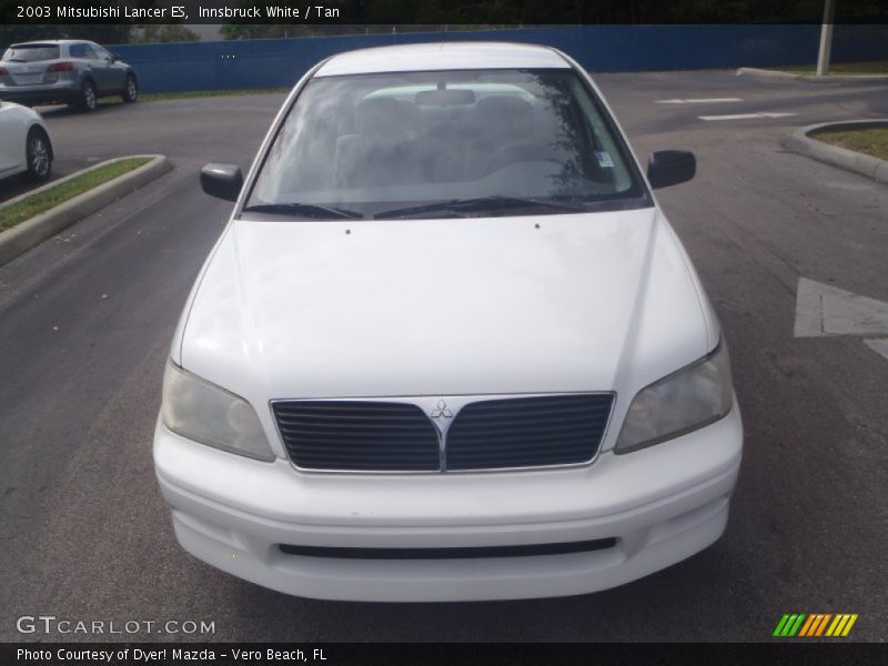 Innsbruck White / Tan 2003 Mitsubishi Lancer ES