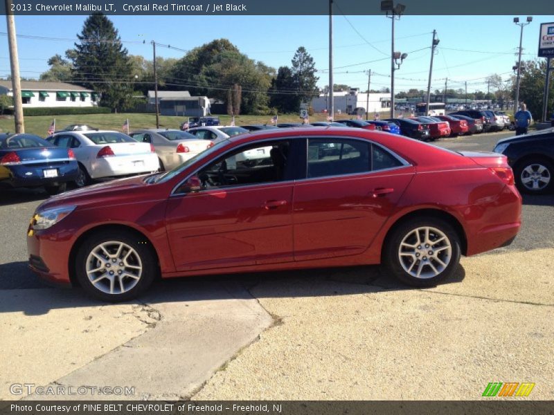 Crystal Red Tintcoat / Jet Black 2013 Chevrolet Malibu LT