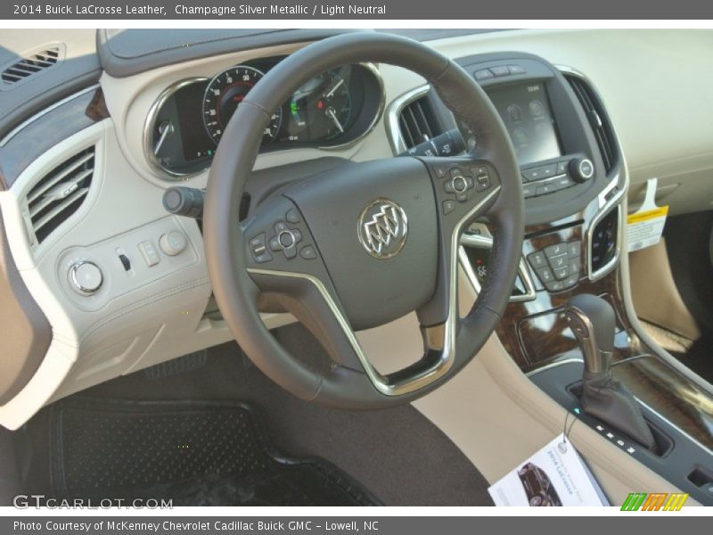 Champagne Silver Metallic / Light Neutral 2014 Buick LaCrosse Leather
