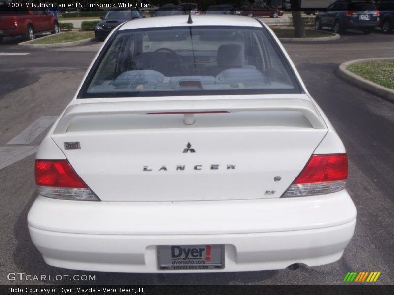 Innsbruck White / Tan 2003 Mitsubishi Lancer ES