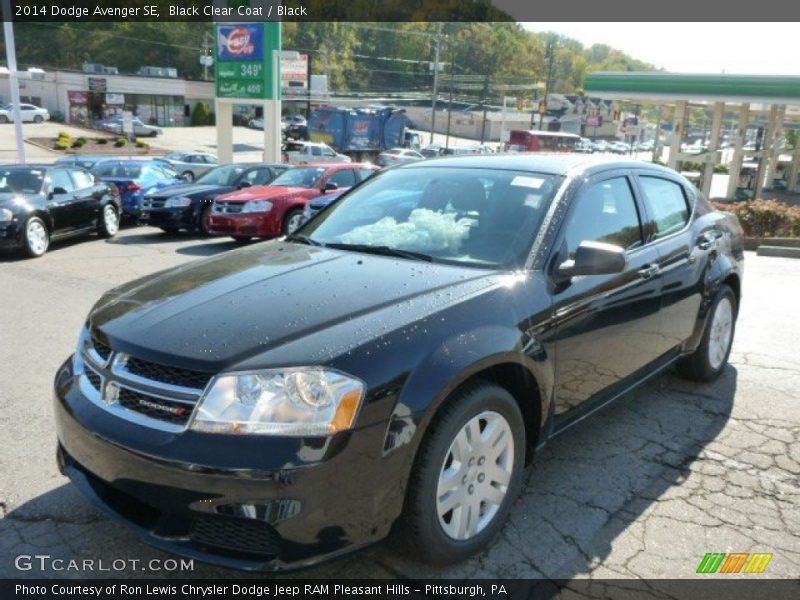 Black Clear Coat / Black 2014 Dodge Avenger SE