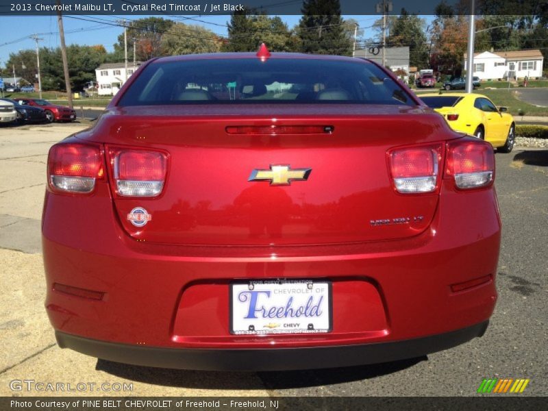 Crystal Red Tintcoat / Jet Black 2013 Chevrolet Malibu LT