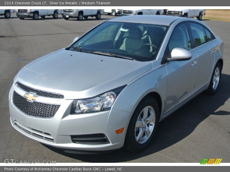 Silver Ice Metallic / Medium Titanium 2014 Chevrolet Cruze LT