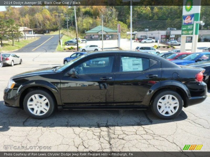 Black Clear Coat / Black 2014 Dodge Avenger SE