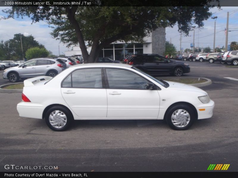 Innsbruck White / Tan 2003 Mitsubishi Lancer ES