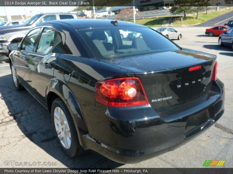 Black Clear Coat / Black 2014 Dodge Avenger SE