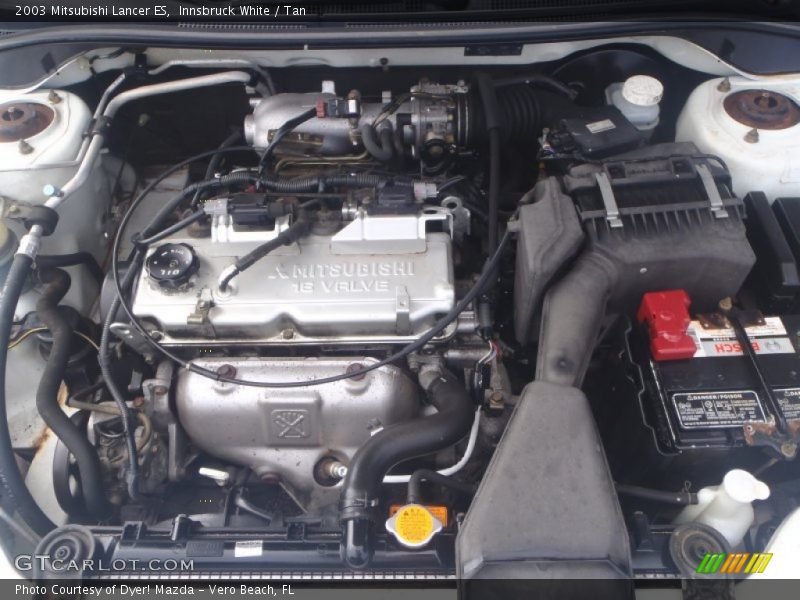 Innsbruck White / Tan 2003 Mitsubishi Lancer ES
