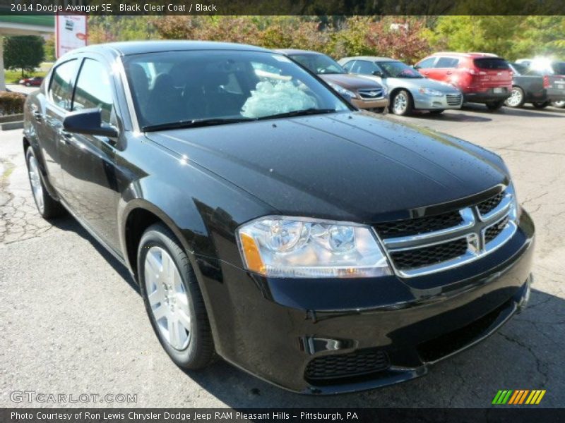 Black Clear Coat / Black 2014 Dodge Avenger SE