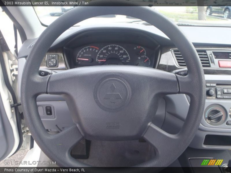 Innsbruck White / Tan 2003 Mitsubishi Lancer ES