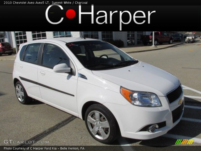 Summit White / Charcoal 2010 Chevrolet Aveo Aveo5 LT