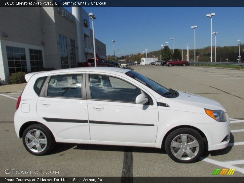 Summit White / Charcoal 2010 Chevrolet Aveo Aveo5 LT