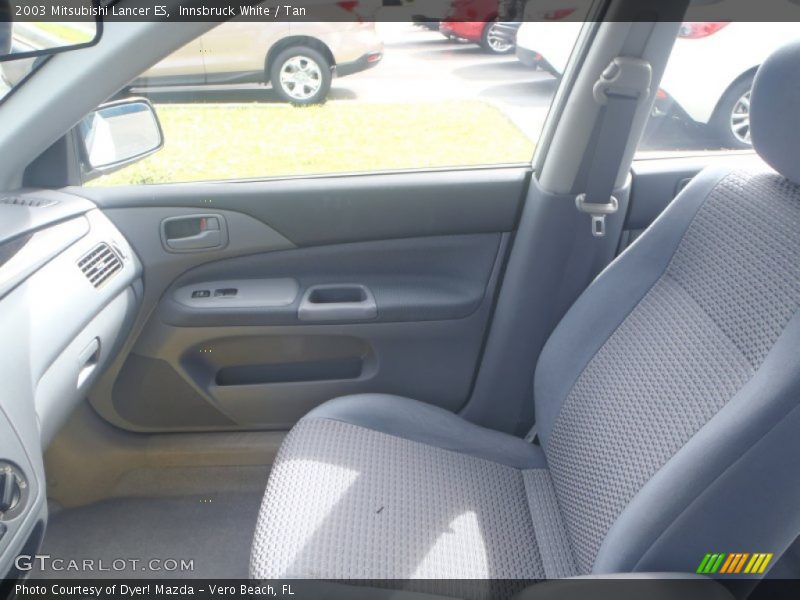 Innsbruck White / Tan 2003 Mitsubishi Lancer ES