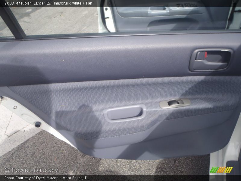 Innsbruck White / Tan 2003 Mitsubishi Lancer ES