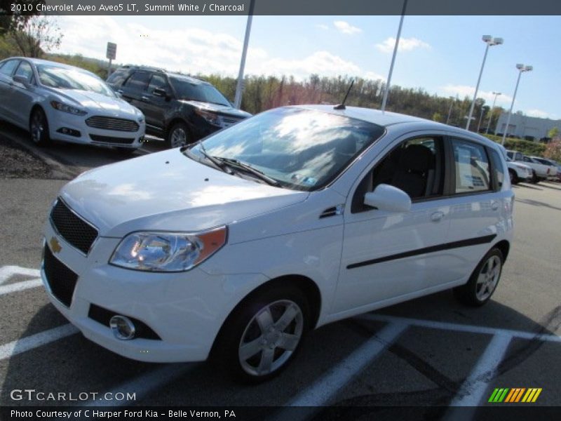 Summit White / Charcoal 2010 Chevrolet Aveo Aveo5 LT