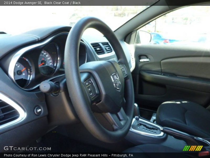 Black Clear Coat / Black 2014 Dodge Avenger SE
