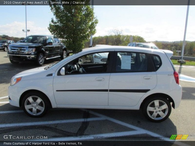 Summit White / Charcoal 2010 Chevrolet Aveo Aveo5 LT