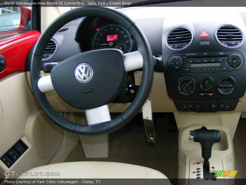 Salsa Red / Cream Beige 2008 Volkswagen New Beetle SE Convertible