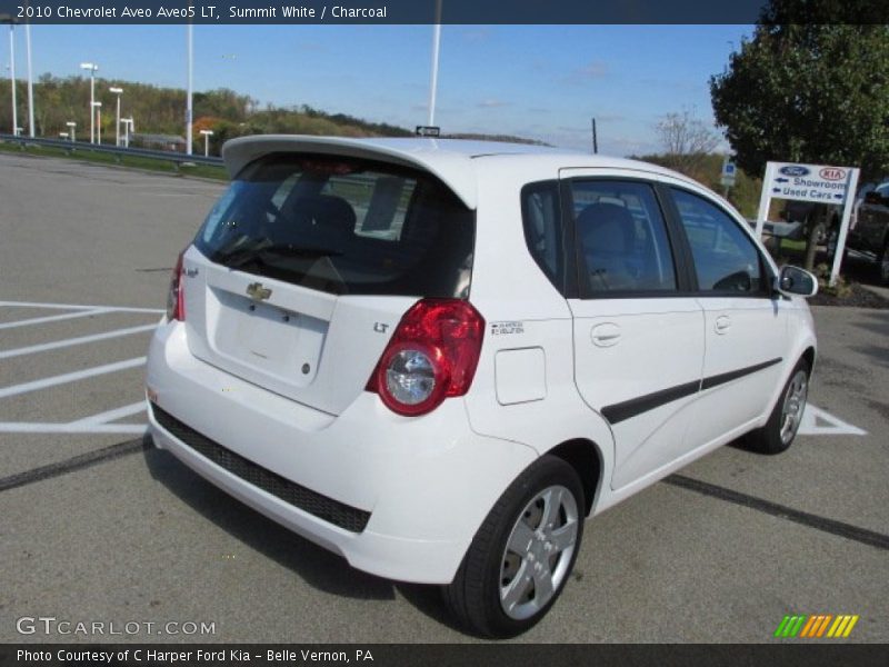Summit White / Charcoal 2010 Chevrolet Aveo Aveo5 LT