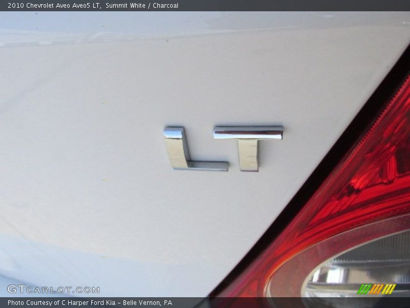 Summit White / Charcoal 2010 Chevrolet Aveo Aveo5 LT