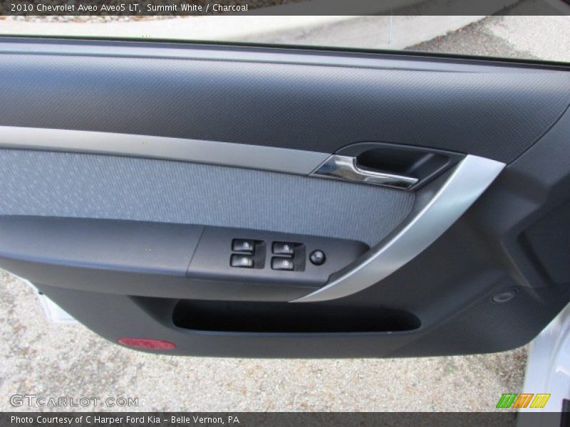 Summit White / Charcoal 2010 Chevrolet Aveo Aveo5 LT